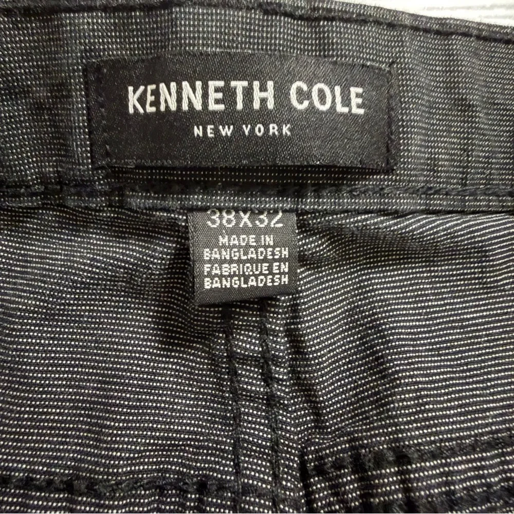 Kenneth Cole New York Dress Pants/Chinos Black Men's 38x32‎
